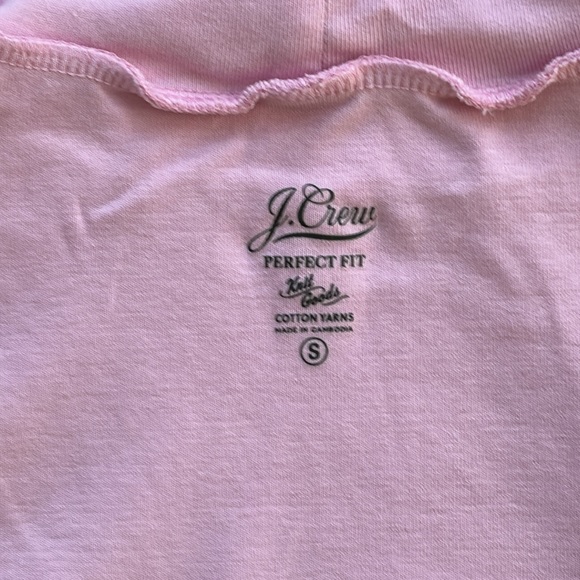 J. Crew Pink Perfect Fit Turtleneck - Picture 2 of 3